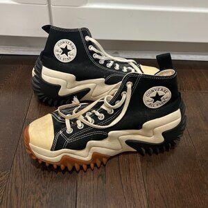 Converse Run Star Motion high-top sneakers in black canvas